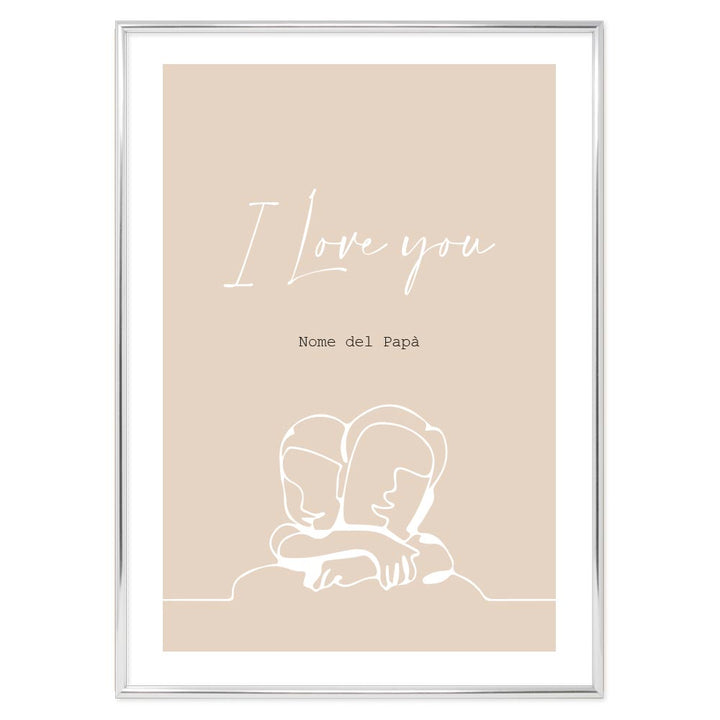 Personalized I Love You Poster