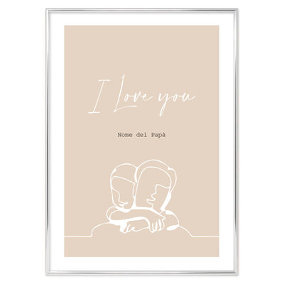 Poster Personalizzato I Love You
