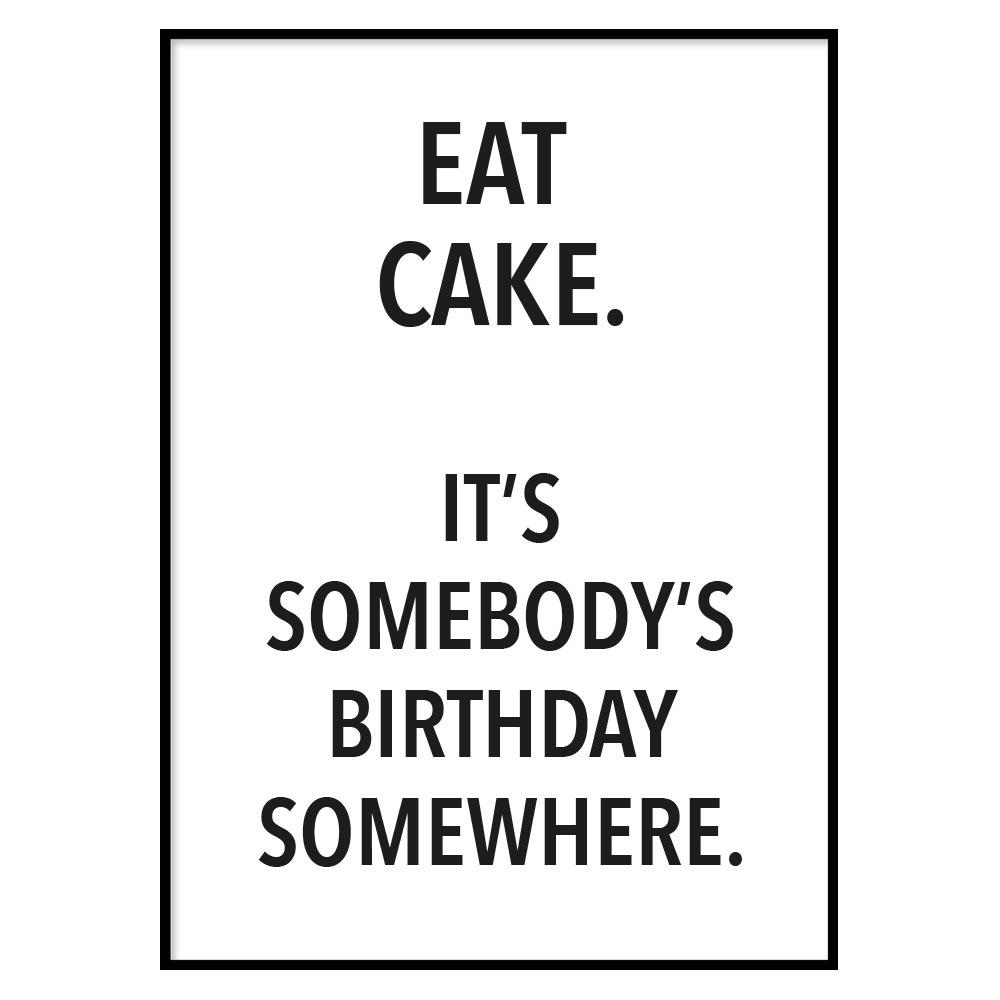Poster Eat Cake