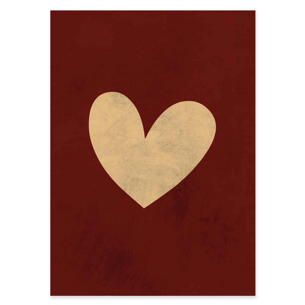 Personalized Heart Poster
