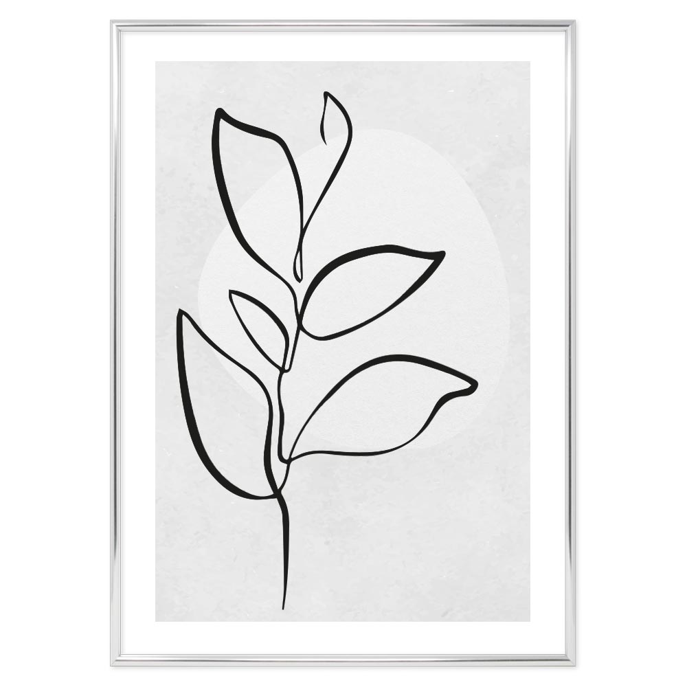 Floral Lines Poster