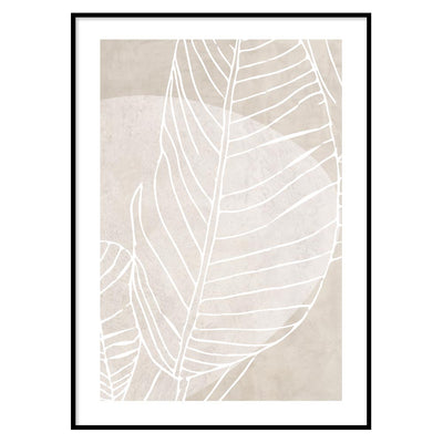 Light Color Leaf Poster