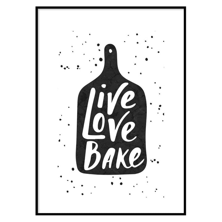 Poster Live Love Bake