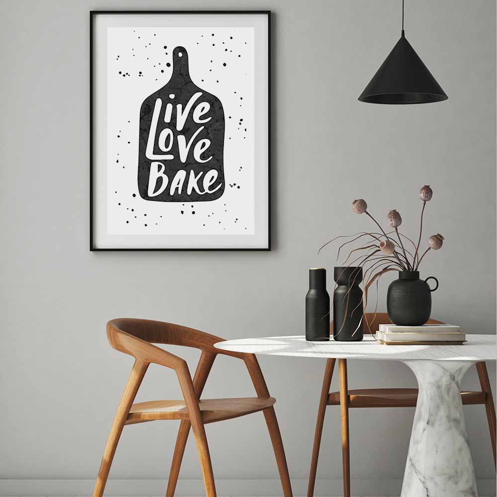 Poster Live Love Bake