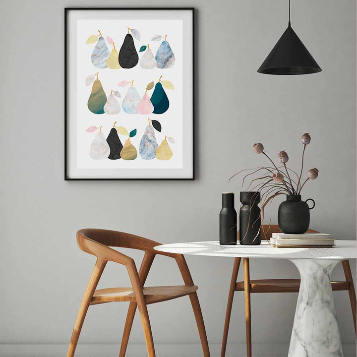 Poster Marble Fruits