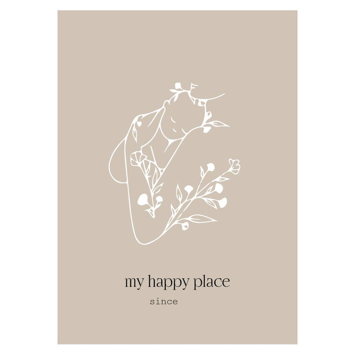 Poster Personalizzato My happy place