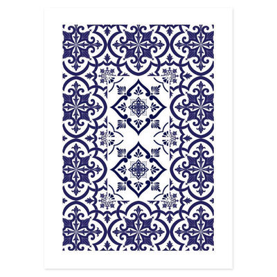 Poster Bagno Ceramic Blue