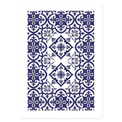 Poster Bagno Ceramic Blue