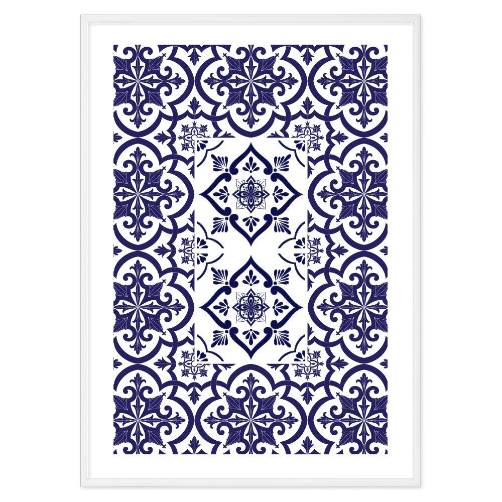Poster Bagno Ceramic Blue
