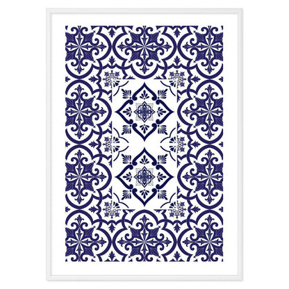 Poster Bagno Ceramic Blue