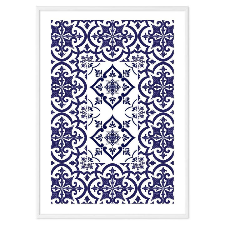 Poster Bagno Ceramic Blue