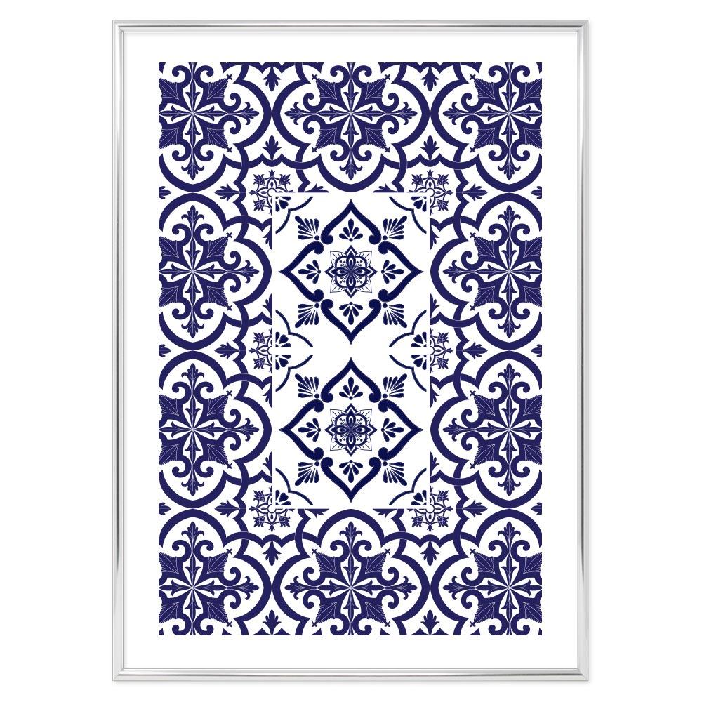 Poster Bagno Ceramic Blue