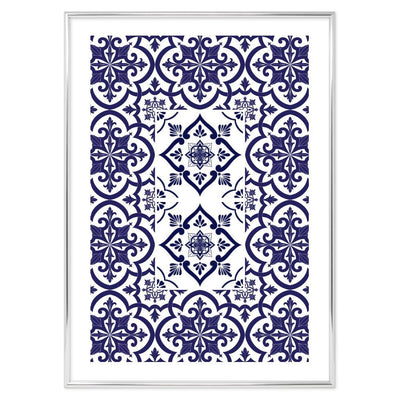 Poster Bagno Ceramic Blue