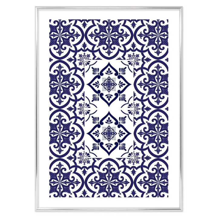 Poster Bagno Ceramic Blue