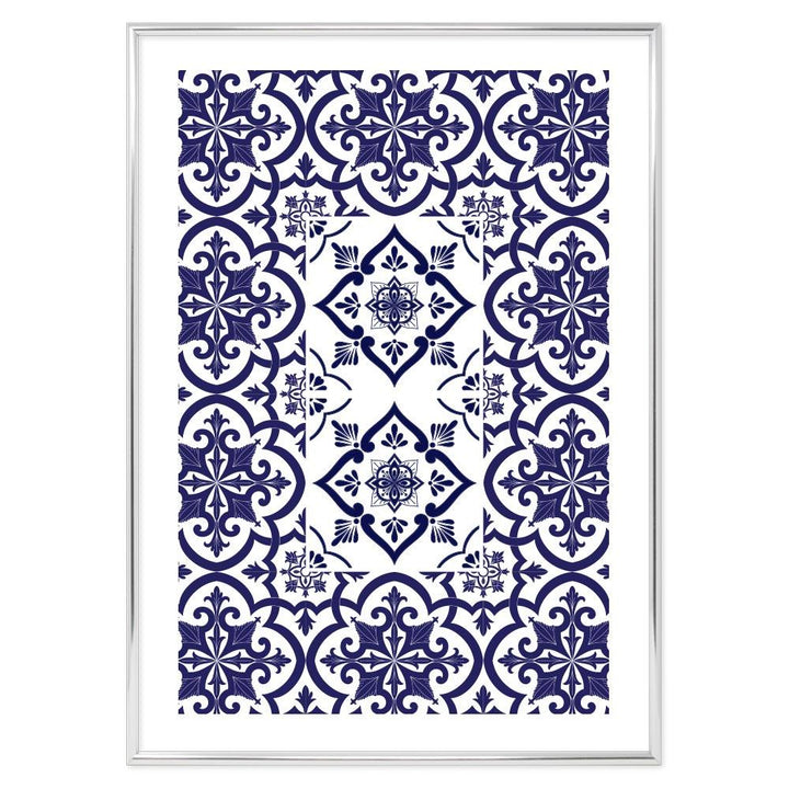 Poster Bagno Ceramic Blue