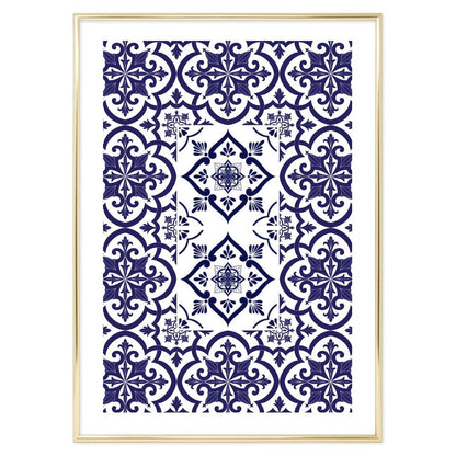 Poster Bagno Ceramic Blue