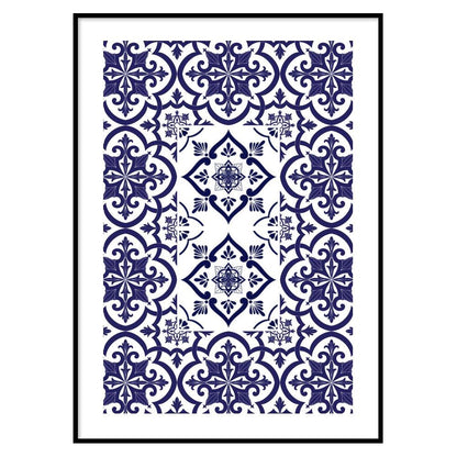 Poster Bagno Ceramic Blue