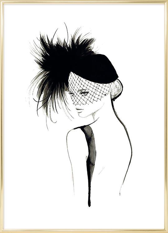 Poster Elegant hat