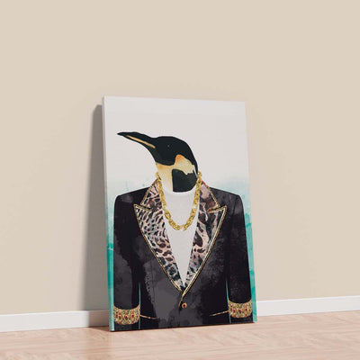 Tuxedo Penguin painting