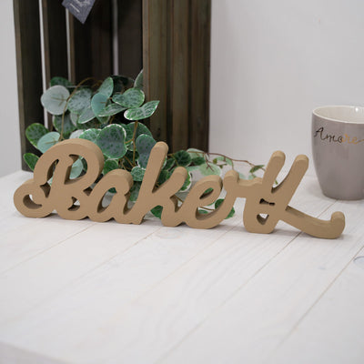 Targa in Legno - Bakery