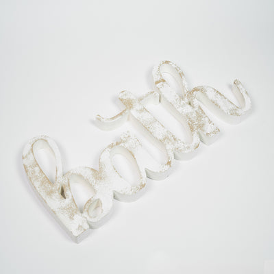 Targa in Legno Bagno Bath