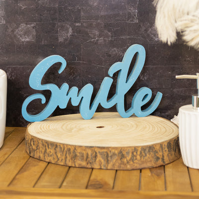Targa in Legno - Smile