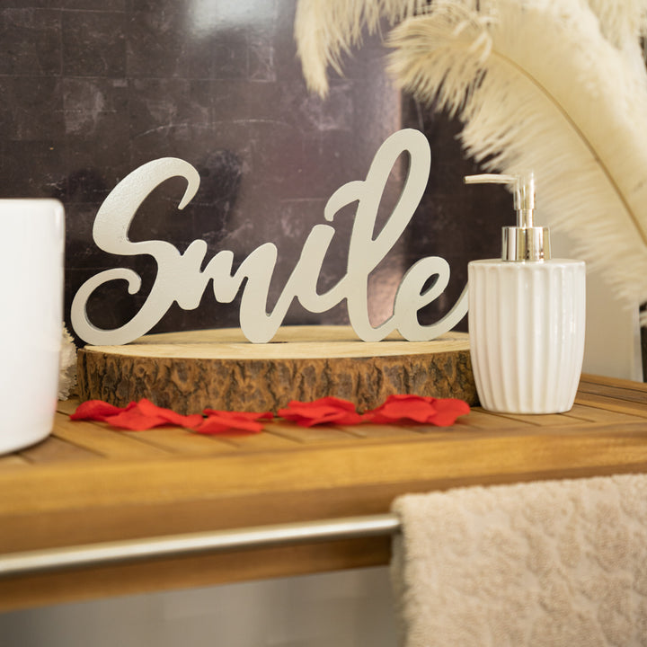 Targa in Legno - Smile
