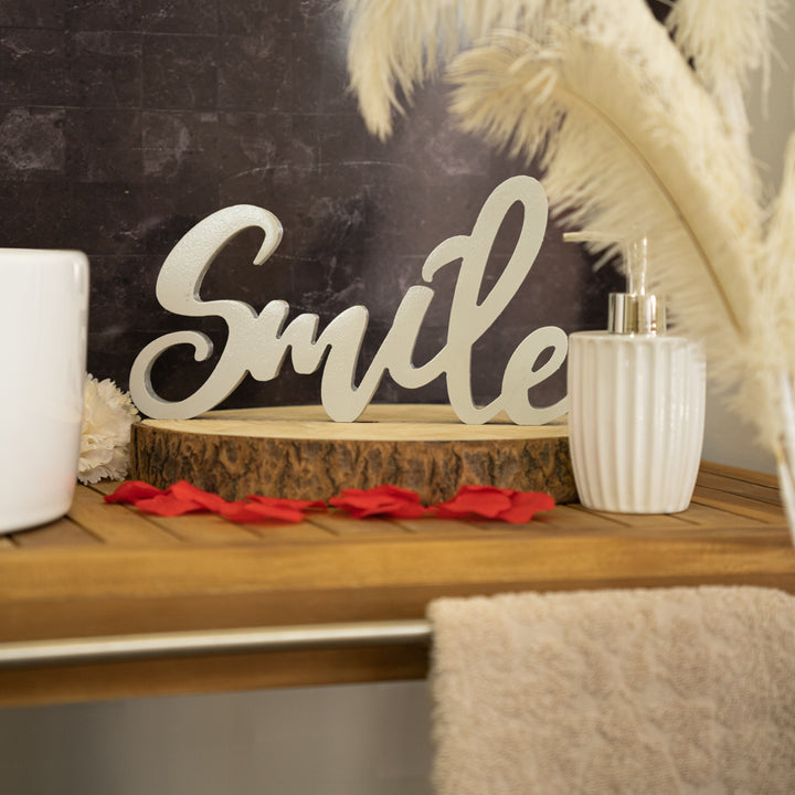 Targa in Legno - Smile