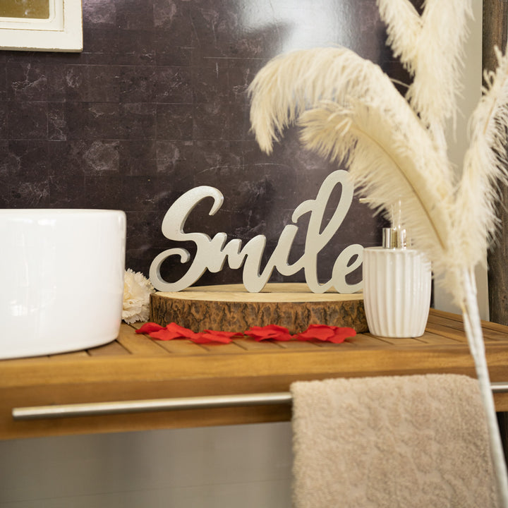 Targa in Legno - Smile