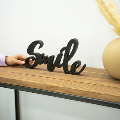 Targa in Legno - Smile