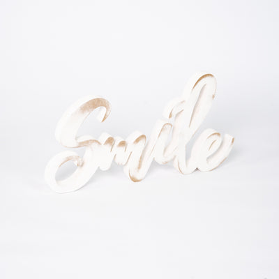 Targa in Legno - Smile
