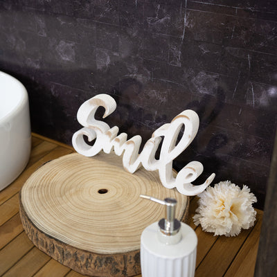 Targa in Legno - Smile