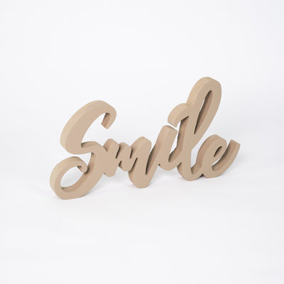 Targa in Legno - Smile