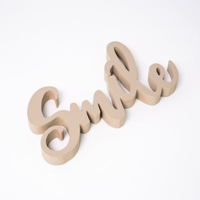 Targa in Legno - Smile