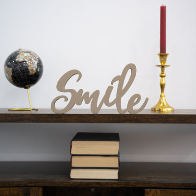 Targa in Legno - Smile