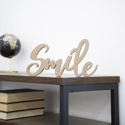 Targa in Legno - Smile