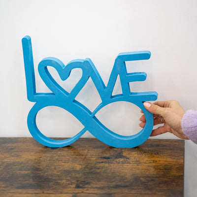 Targa in Legno Infinity Love