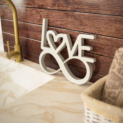 Targa in Legno Infinity Love