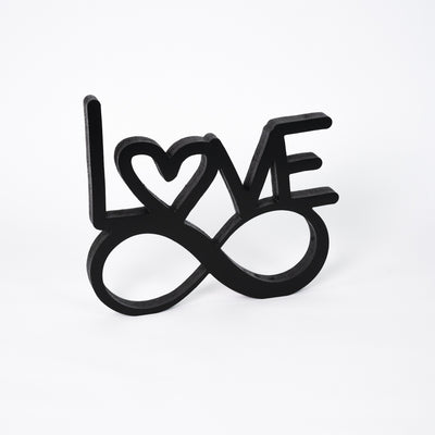 Targa in Legno Infinity Love