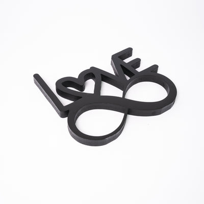 Targa in Legno Infinity Love