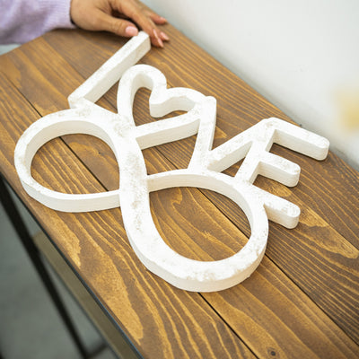 Targa in Legno Infinity Love