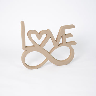 Targa in Legno Infinity Love