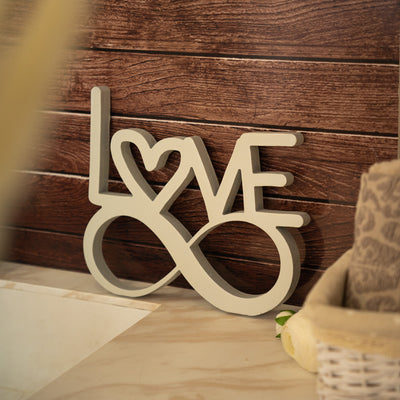 Targa in Legno Infinity Love