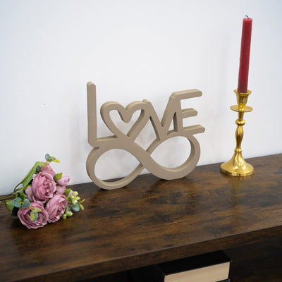 Targa in Legno Infinity Love