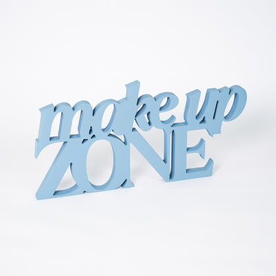 Targa in Legno Make Up Zone