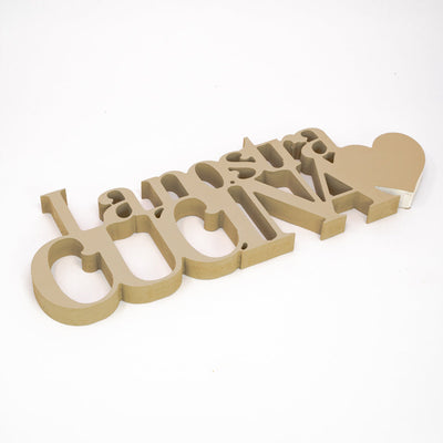 Targa in Legno La Nostra Cucina