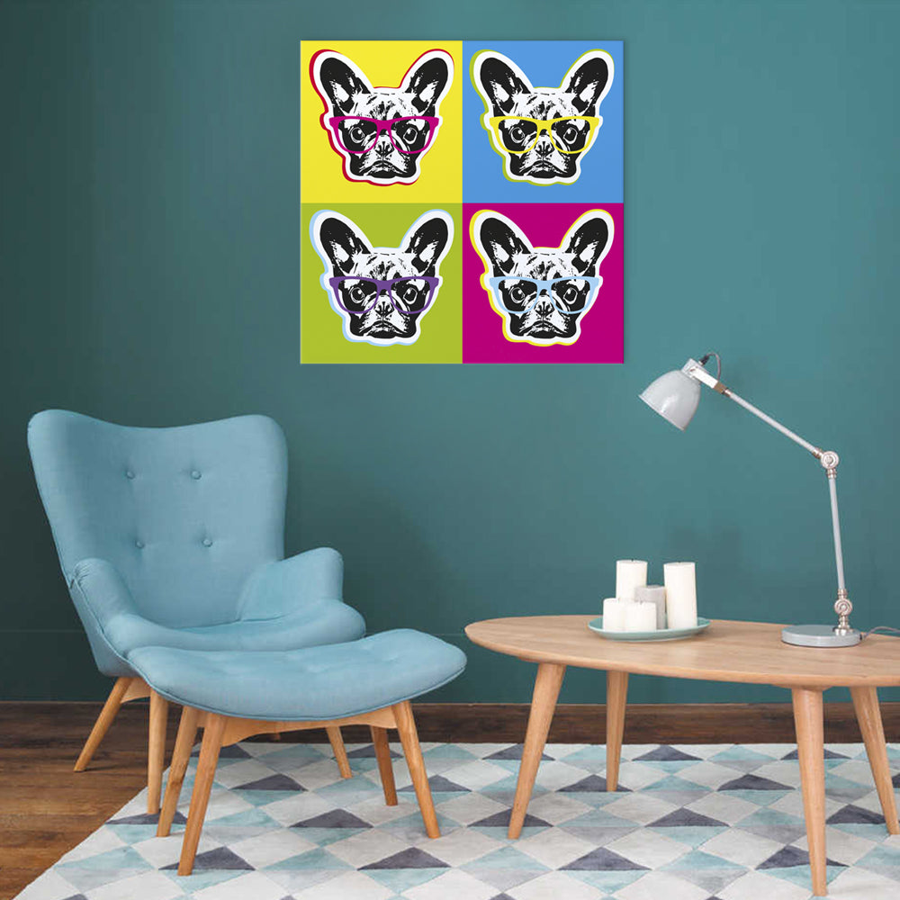 Bouledogue Pop Art (5891313467541)