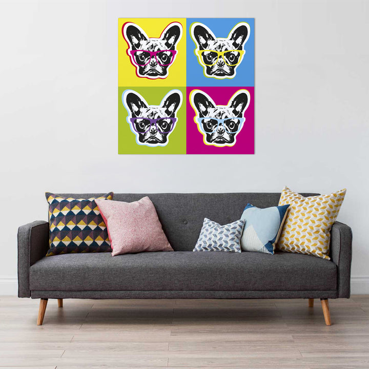 Bouledogue Pop Art (5891313467541)