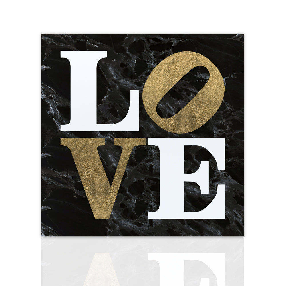 Quadro Doppio More Marble Love (5891362619541)