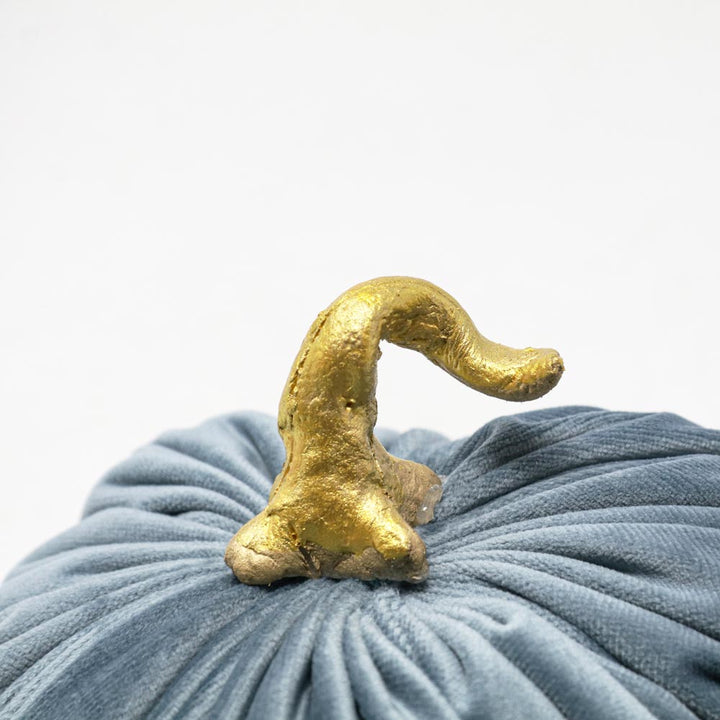 Decorative velvet pumpkin